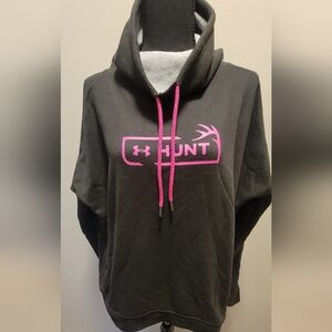 Under Armour Gray and Pink Knit Fabric